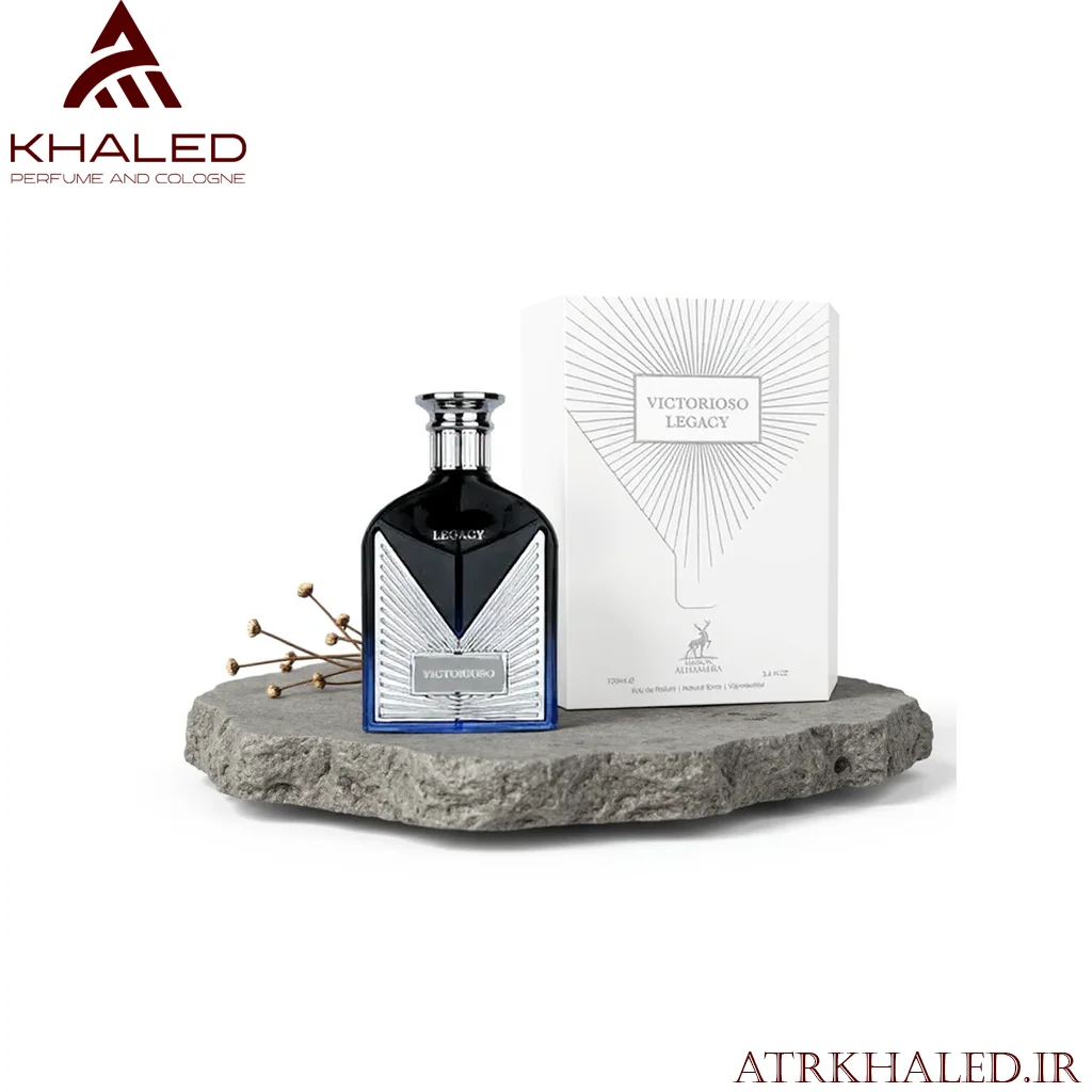 عطر-ویکتوریوسو-لجند-از-برند-میسون-الحمبرا-Victorioso-Legacy-by-Maison-Alhambra-با-سنگ عطر ویکتوریوسو لجند از برند میسون الحمبرا | Victorioso Legacy by Maison Alhambra