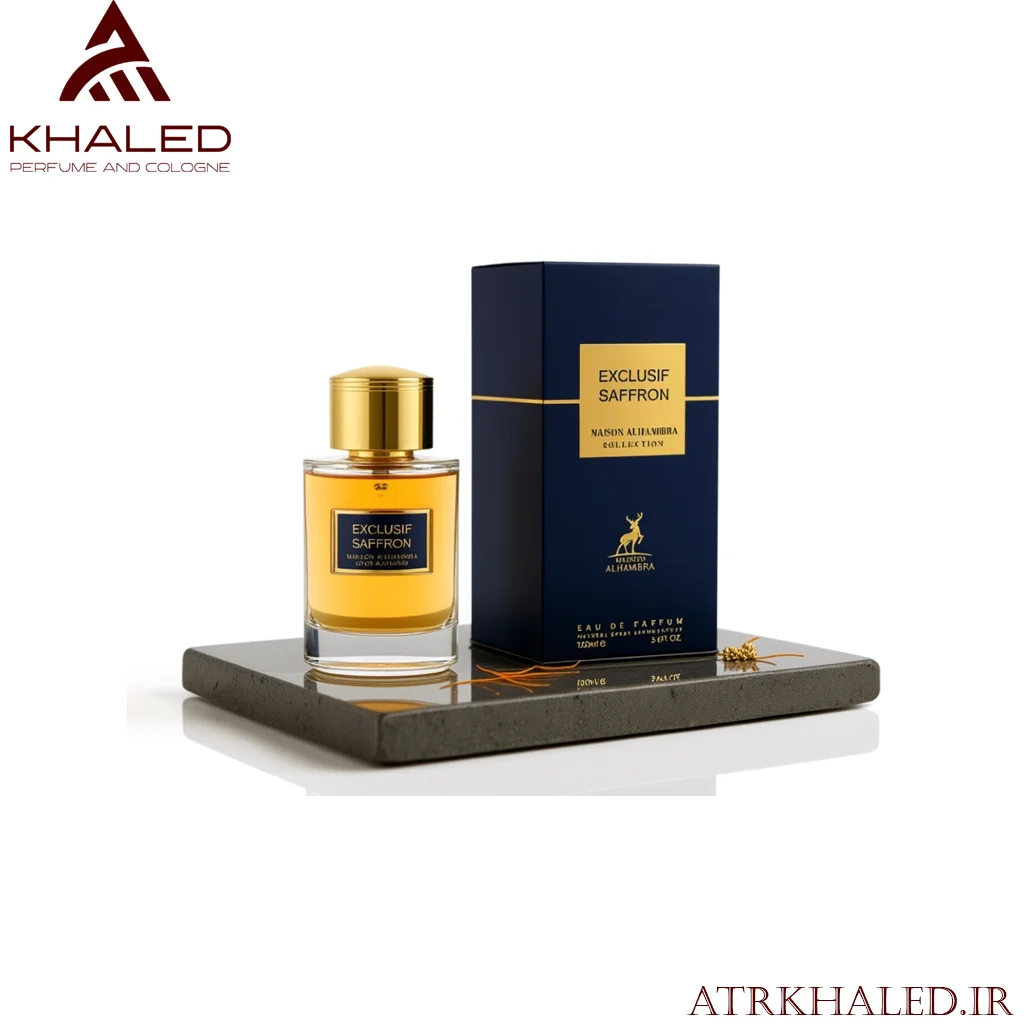 ادکلن-Exclusif-Saffron-از-برند-میسون-الحمبرا ادکلن اکسکلوسيف زعفران از برند میسون الحمبرا | Exclusif Saffron Eau de Parfum by Maison Alhambra