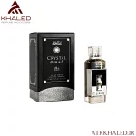 عطر کریستال بلک (Crystal Black) از برند ارض الزعفران با رایحه مرکباتی، گلی و شرقی شیرین
