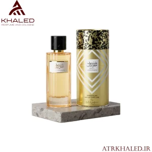 عطر بنت حوران (Bint Hooran) از برند ارض الزعفران با رایحه شرقی، کهربایی و وانیلی لوکس