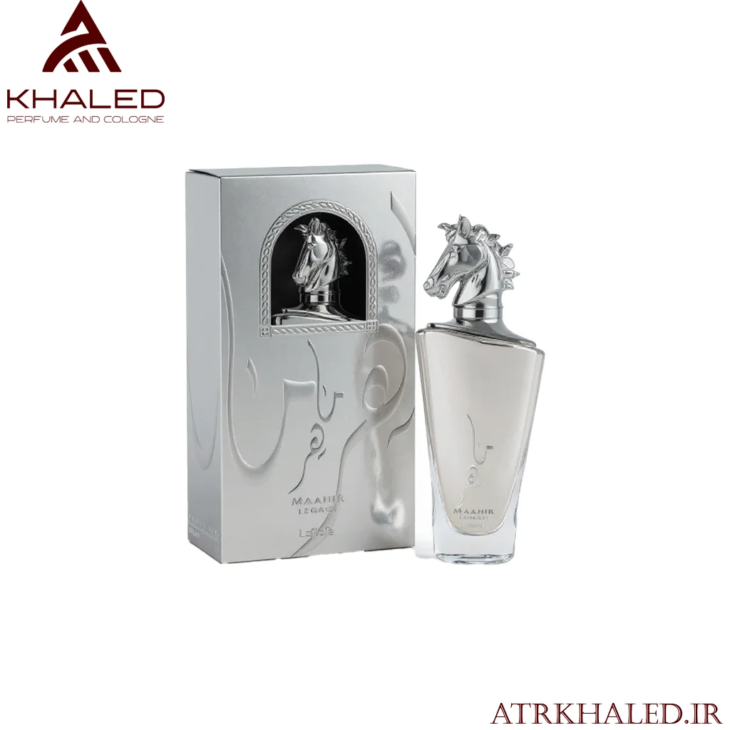 عطر ماهر لجند (Maahir Legacy) از برند لطافه (Lattafa) با رایحه_ای مردانه، شاداب و درخشان عطر ماهر لجند (Maahir Legacy) از برند لطافه (Lattafa) با رایحهای مردانه، شاداب و درخشان