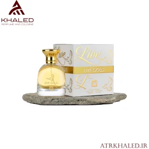 عطر Live Gold از برند جکوینز (Jackwins) – نسخه‌ی زنانه الهام‌گرفته از Living Lalique