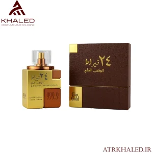 عطر ۲۴ قیراط پیور گلد (24 Carat Pure Gold) از برند محبوب Lattafa