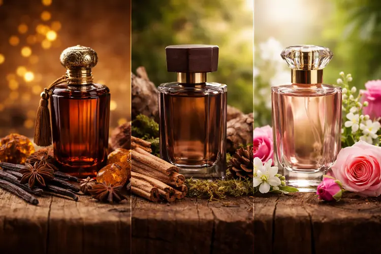 تفاوت عطرهای شرقی، چوبی و گلی در انتخاب عطر و ادکلن