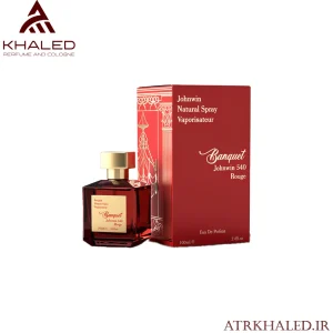 عطر Banquet Johnwin 540 (بنکت جان‌وین ۵۴۰) از برند Johnwin (جانوین) نسخه‌ی الهام‌گرفته از Baccarat Rouge 540 (زنانه)